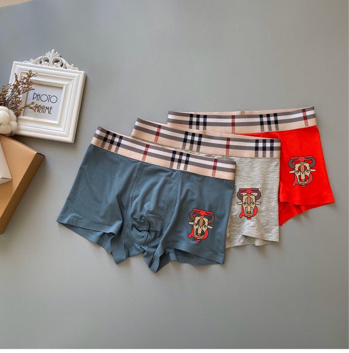 Burberry Modal Men's Boxer Briefs - 3-Piece Box