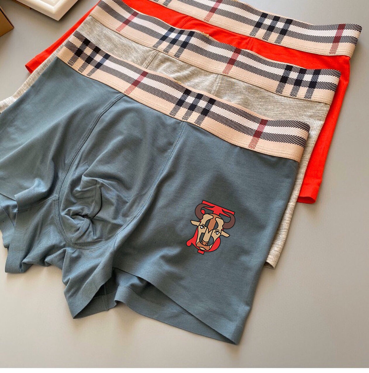 Burberry Modal Men's Boxer Briefs - 3-Piece Box