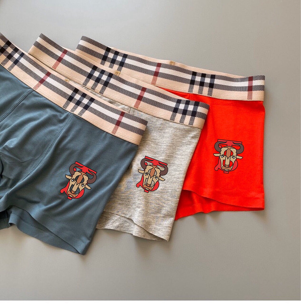 Burberry Modal Men's Boxer Briefs - 3-Piece Box