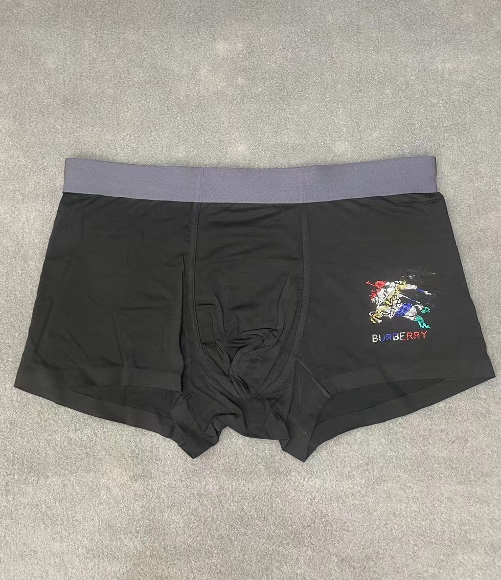 Burberry Colourful Embroidered Graphics Men's Boxer Briefs - 3-Piece Box