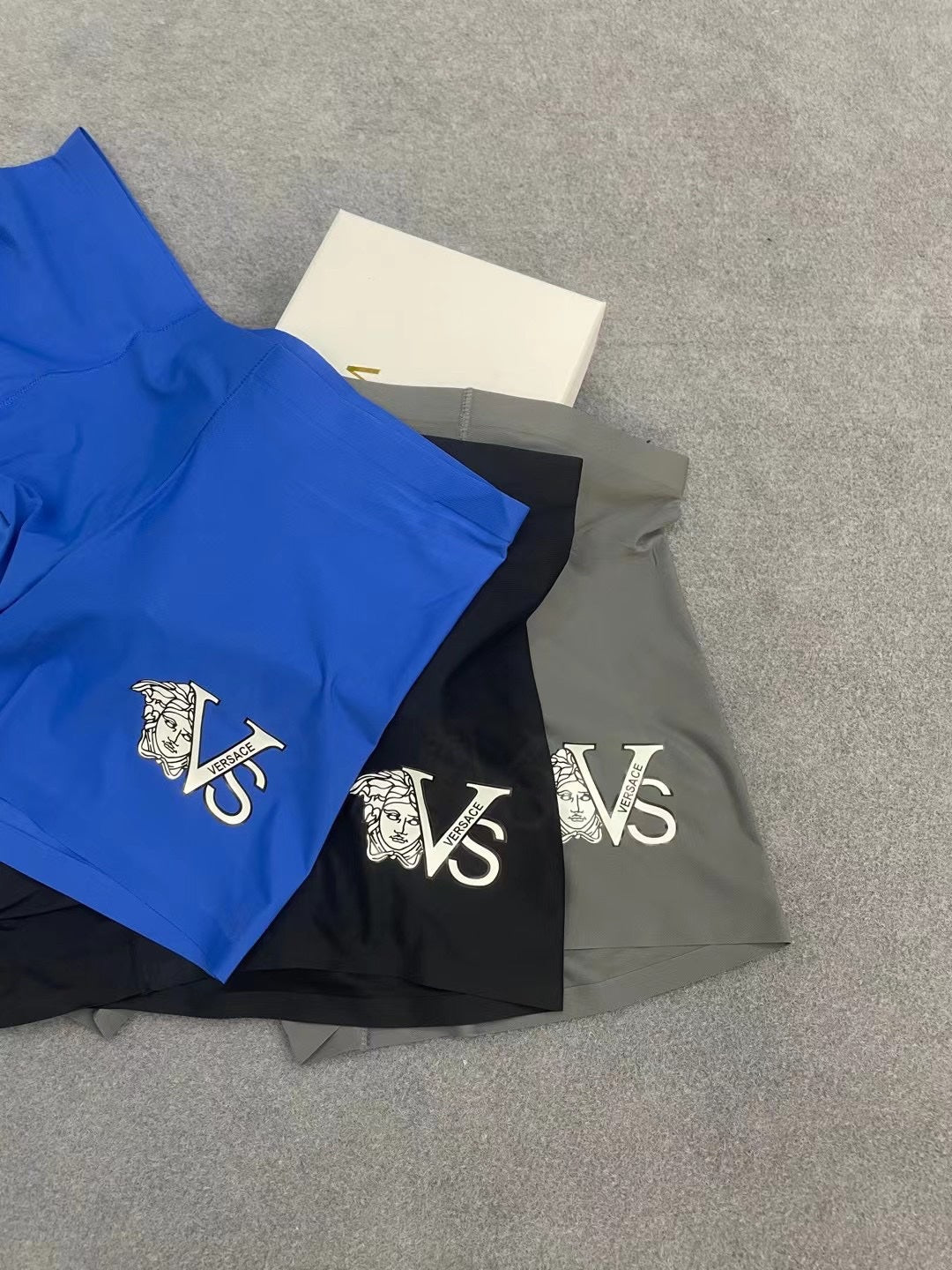 Versace Visible Branded Waistband Or Emblem Details Men's Boxer Briefs - 3-Piece Box