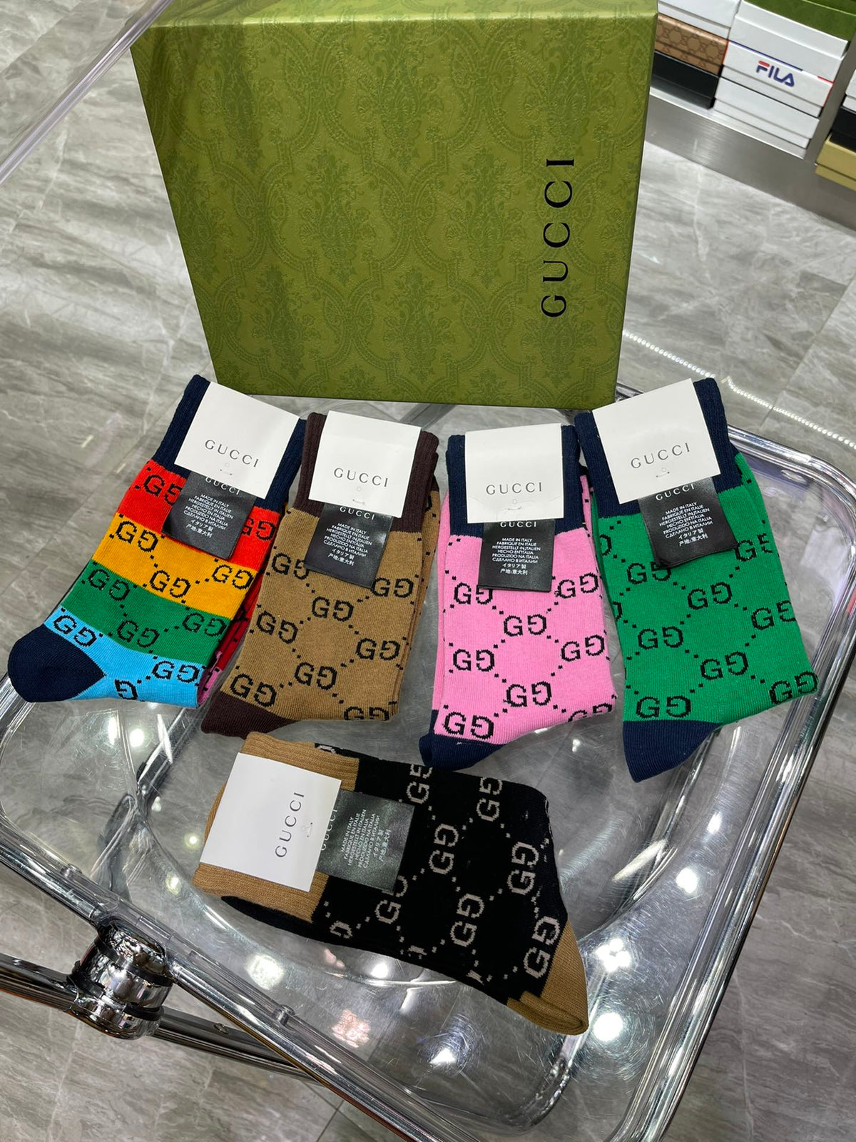 Gucci Cotton Short Socks