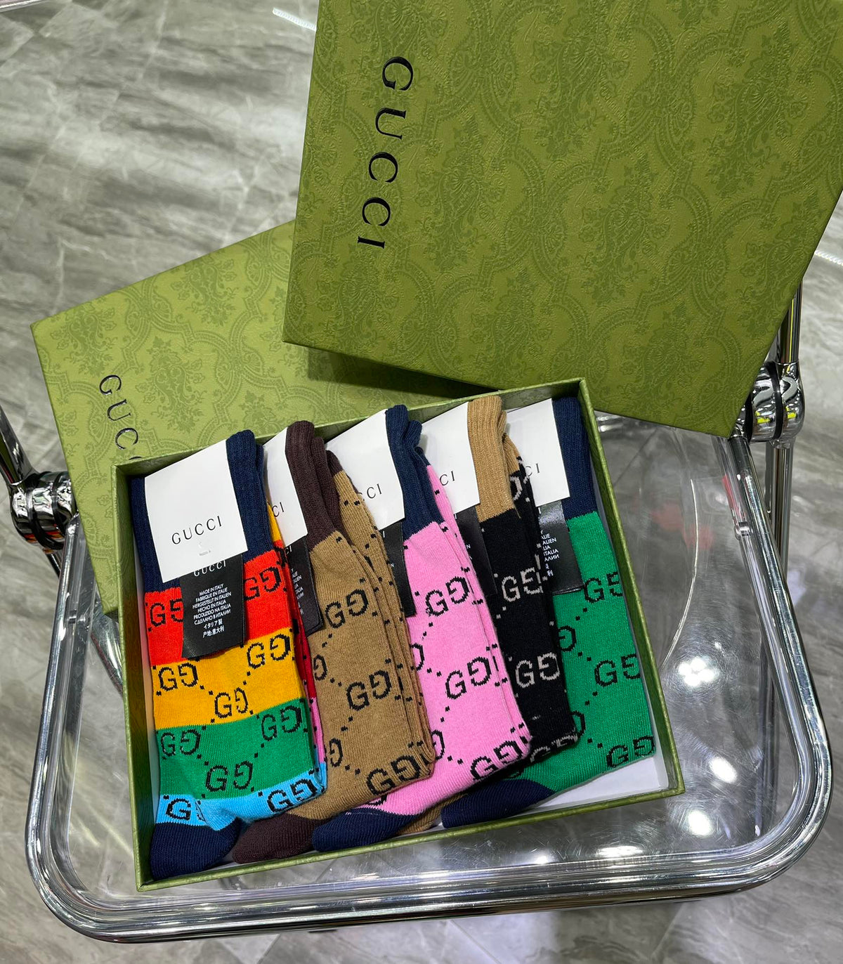 Gucci Cotton Short Socks