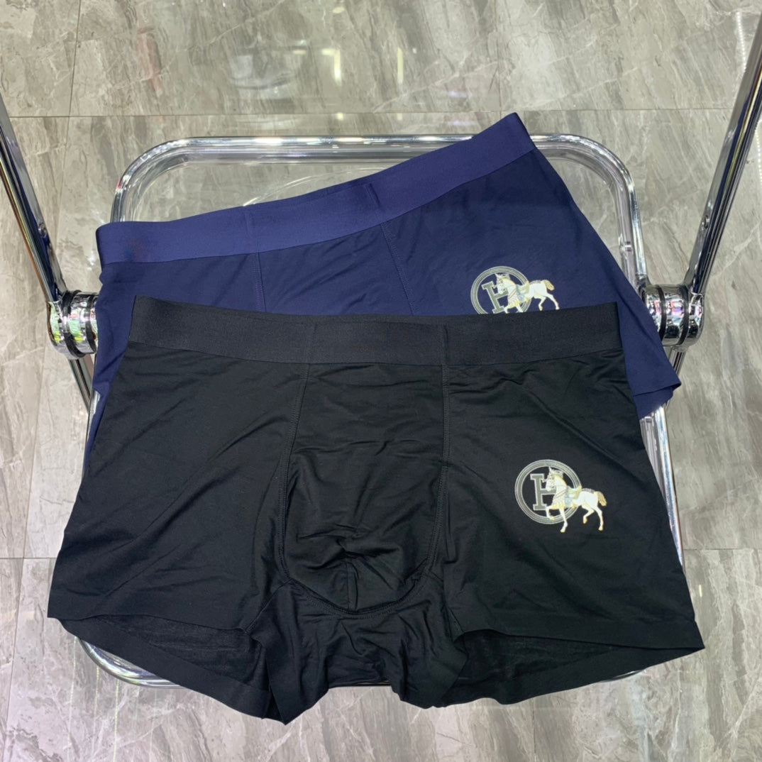 Hermes Horse Graphics Men's Boxer Briefs - 3-Piece Box