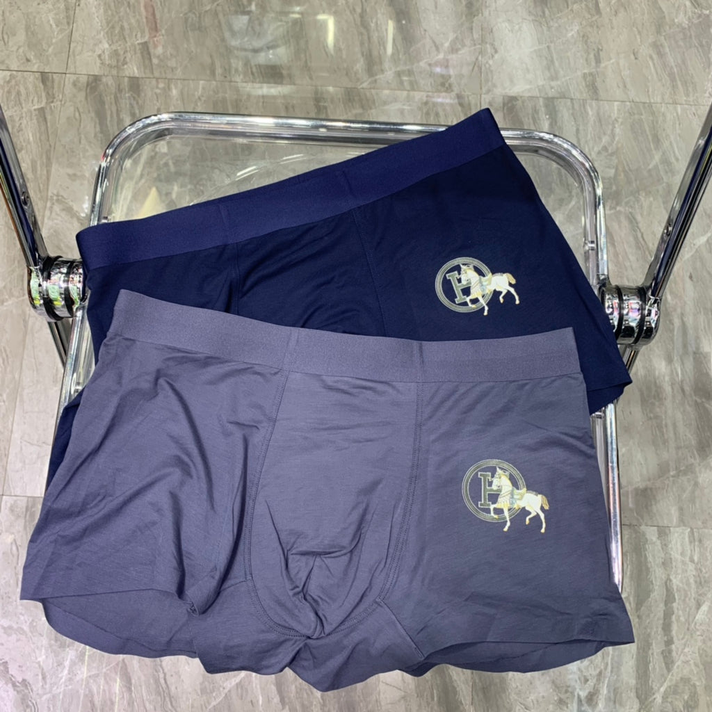 Hermes Horse Graphics Men's Boxer Briefs - 3-Piece Box