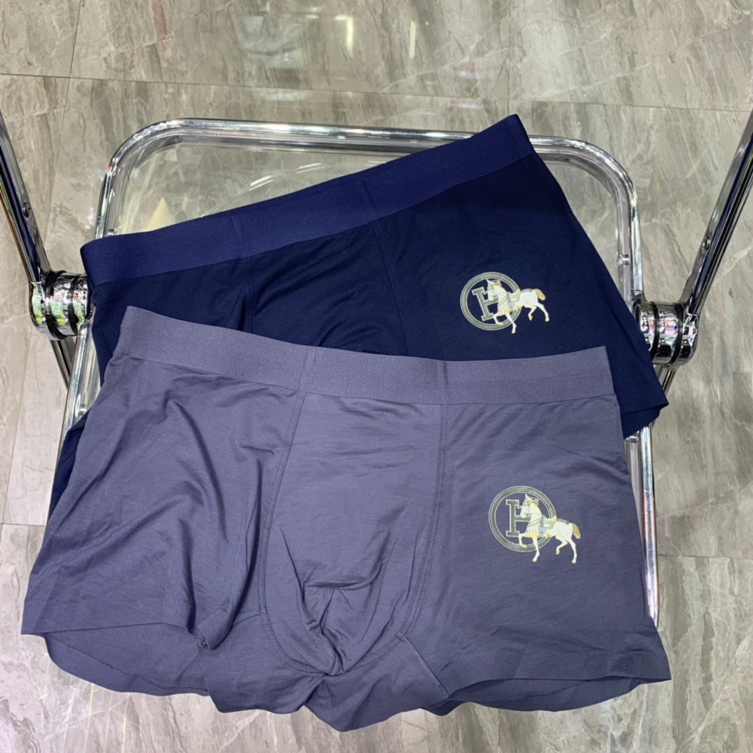 Hermes Horse Graphics Men's Boxer Briefs - 3-Piece Box