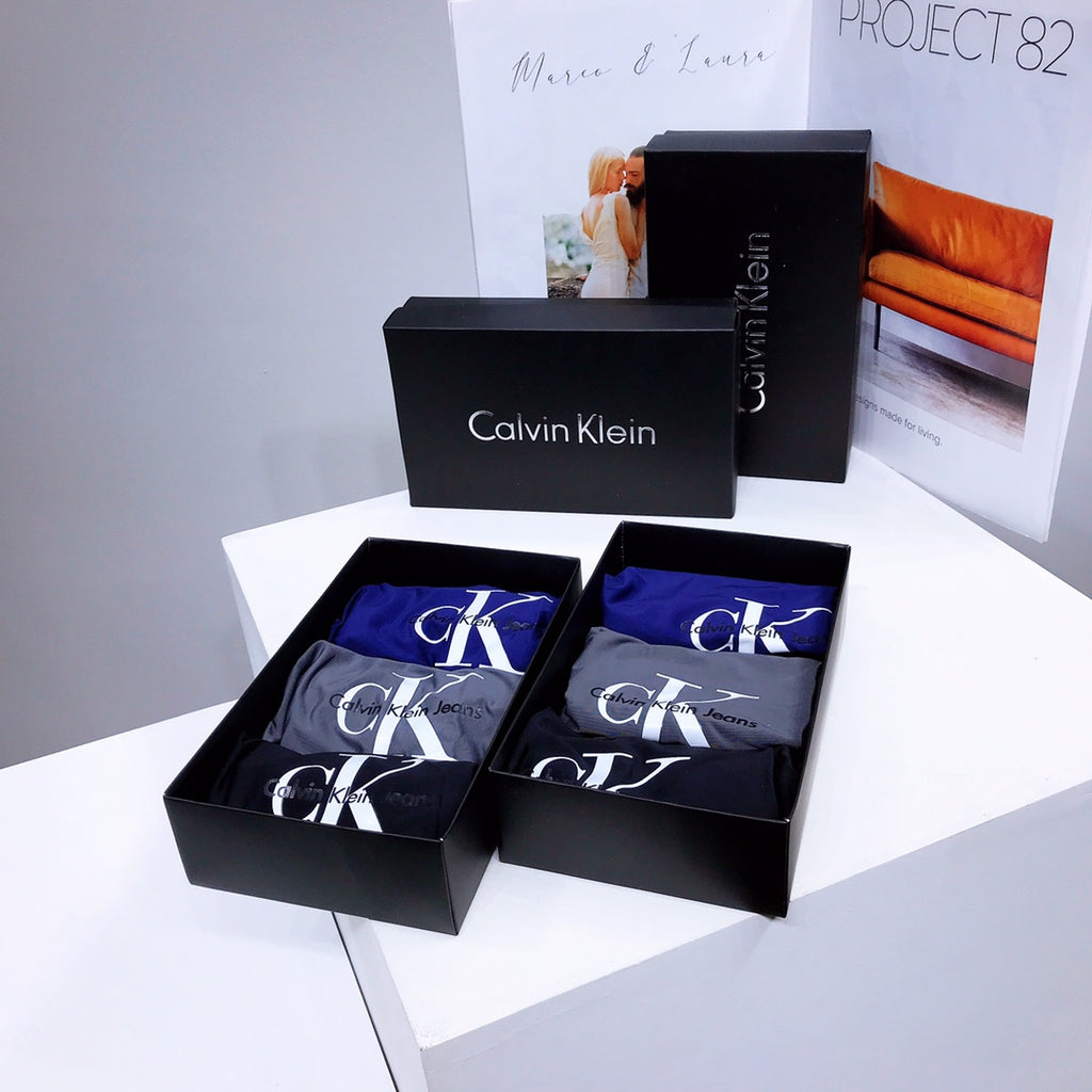 Calvin Klein Modal Blend Boxer Briefs - 3-Piece Box