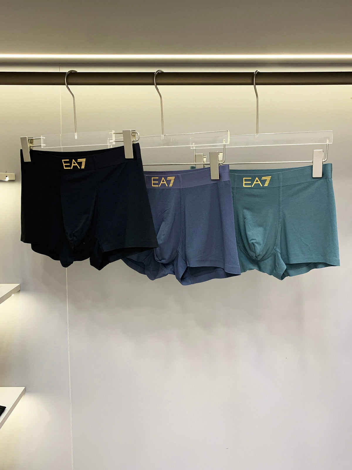 Armani Ea7 Details Men's Boxer Briefs - 3-Piece Box