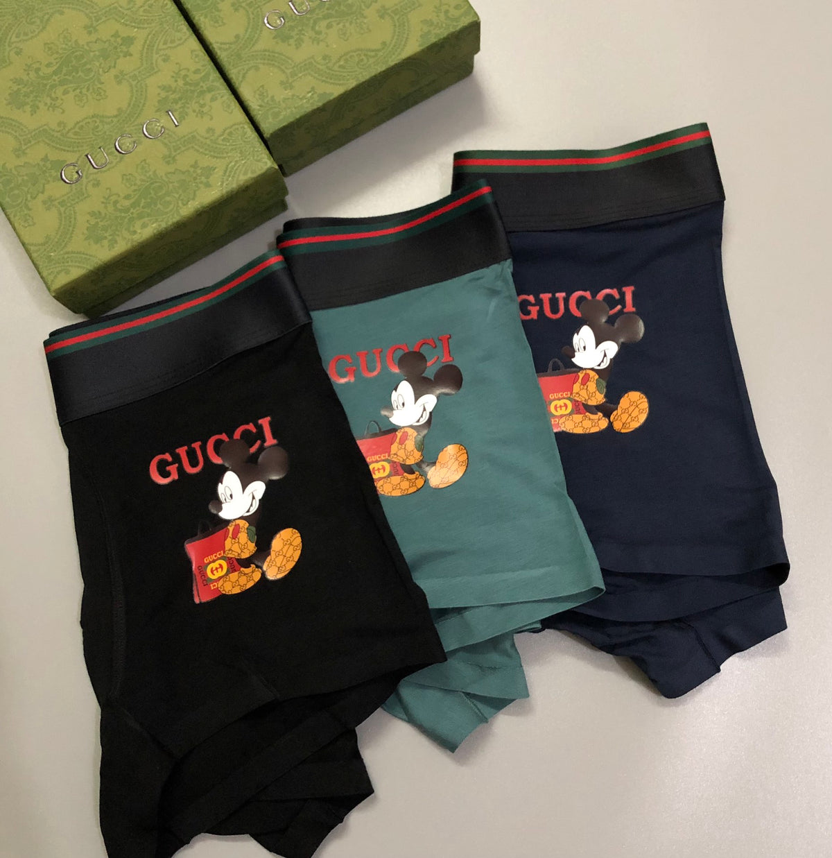Gucci Modal Men's Boxer Briefs - 3-Piece Box