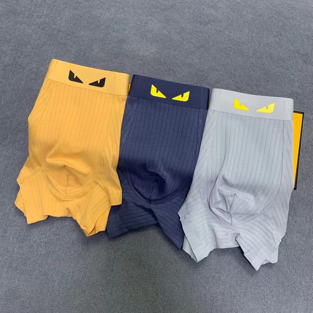 Fendi Cotton Men's Boxer Briefs - 3-Piece Box