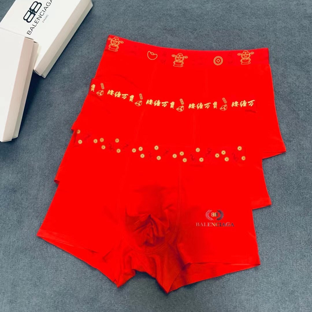 Balenciaga Modal Men's Boxer Briefs - 3-Piece Box
