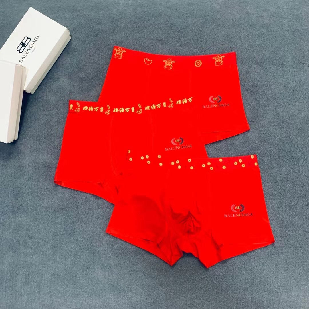 Balenciaga Modal Men's Boxer Briefs - 3-Piece Box