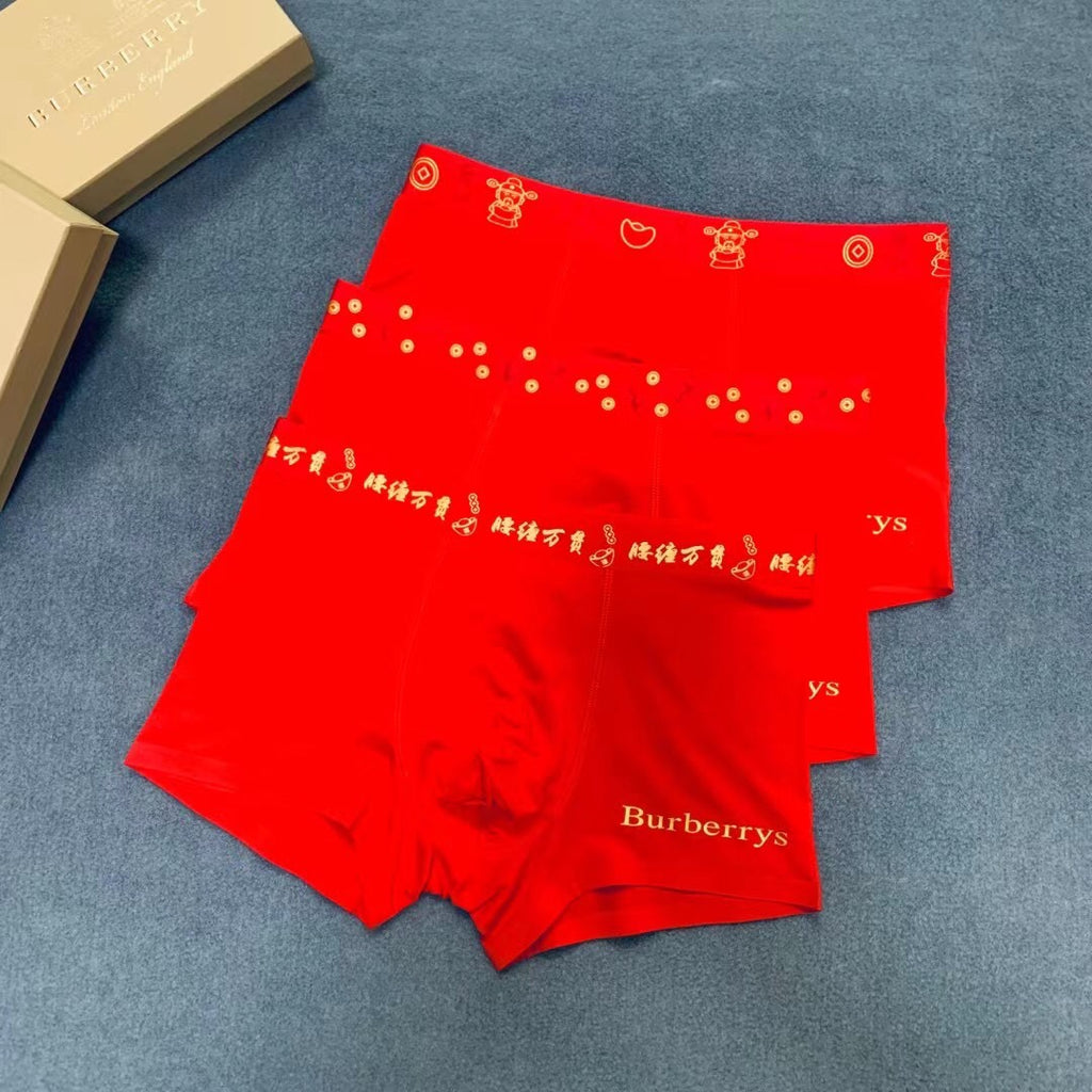 Burberry Modal Men's Boxer Briefs - 3-Piece Box