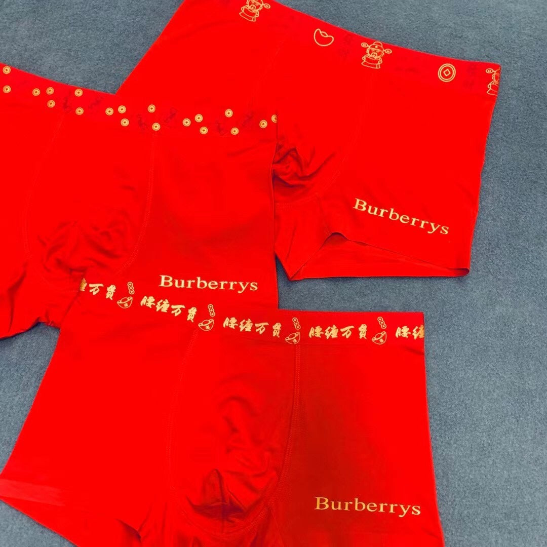 Burberry Modal Men's Boxer Briefs - 3-Piece Box