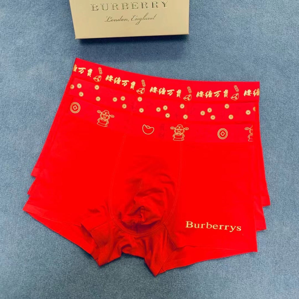 Burberry Modal Men's Boxer Briefs - 3-Piece Box