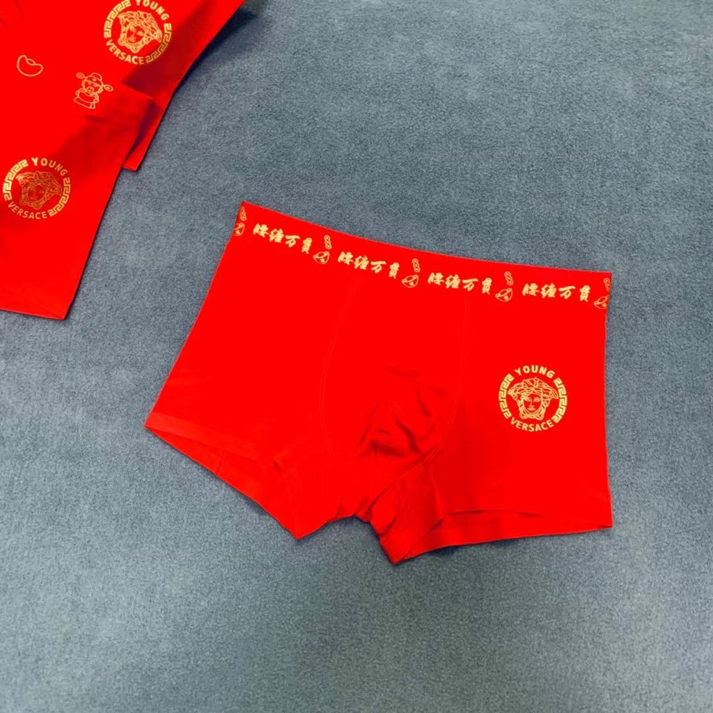 Versace Modal Men's Boxer Briefs - 3-Piece Box