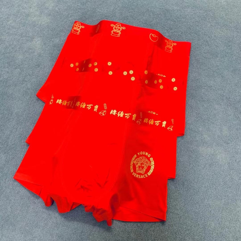 Versace Modal Men's Boxer Briefs - 3-Piece Box