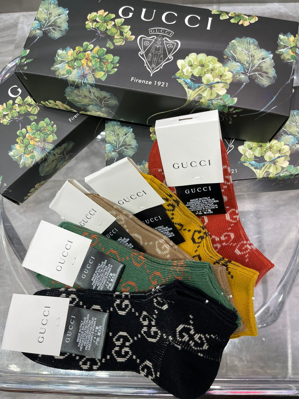 Gucci Cotton Socks - 5-Pair Pack
