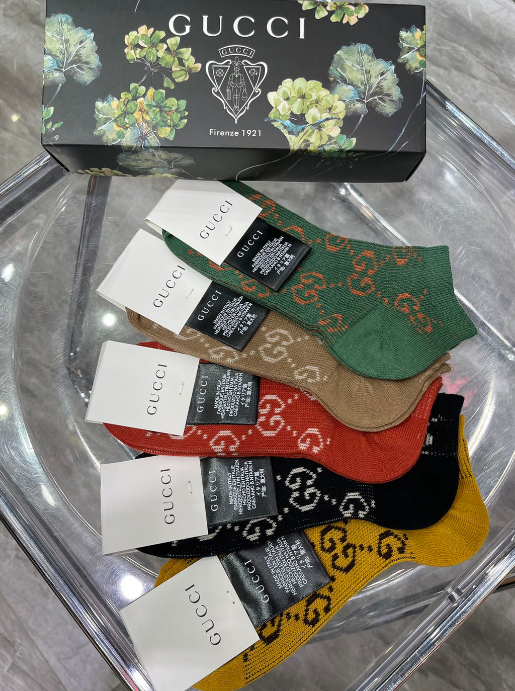 Gucci Cotton Socks - 5-Pair Pack