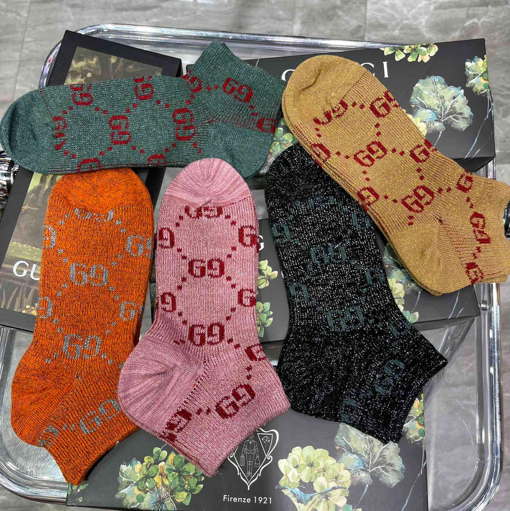 Gucci Cotton Socks - 5-Pair Pack