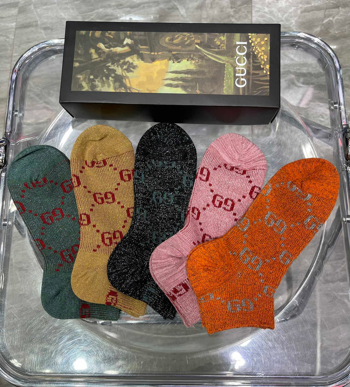 Gucci Cotton Socks - 5-Pair Pack