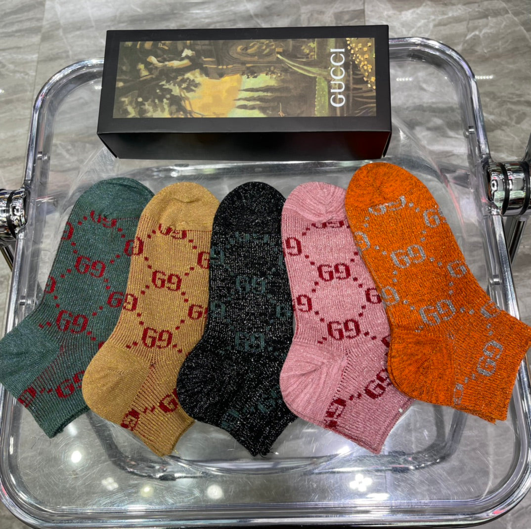 Gucci Cotton Socks - 5-Pair Pack