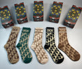 Dior Printed Crew Crew Socks 5-Pair Box Collection Essentials