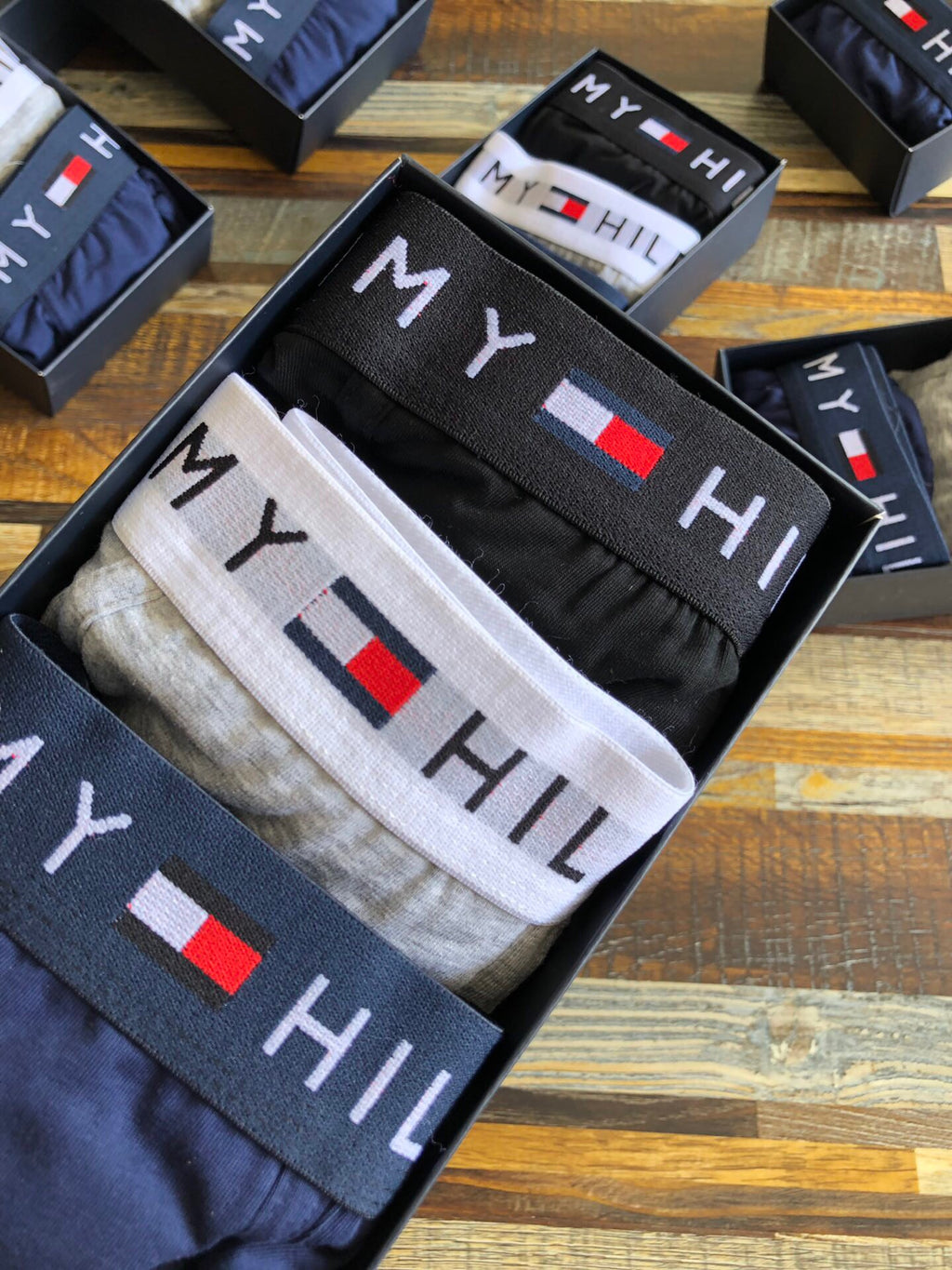 Cotton Men's Boxer Briefs - 3-Piece Box