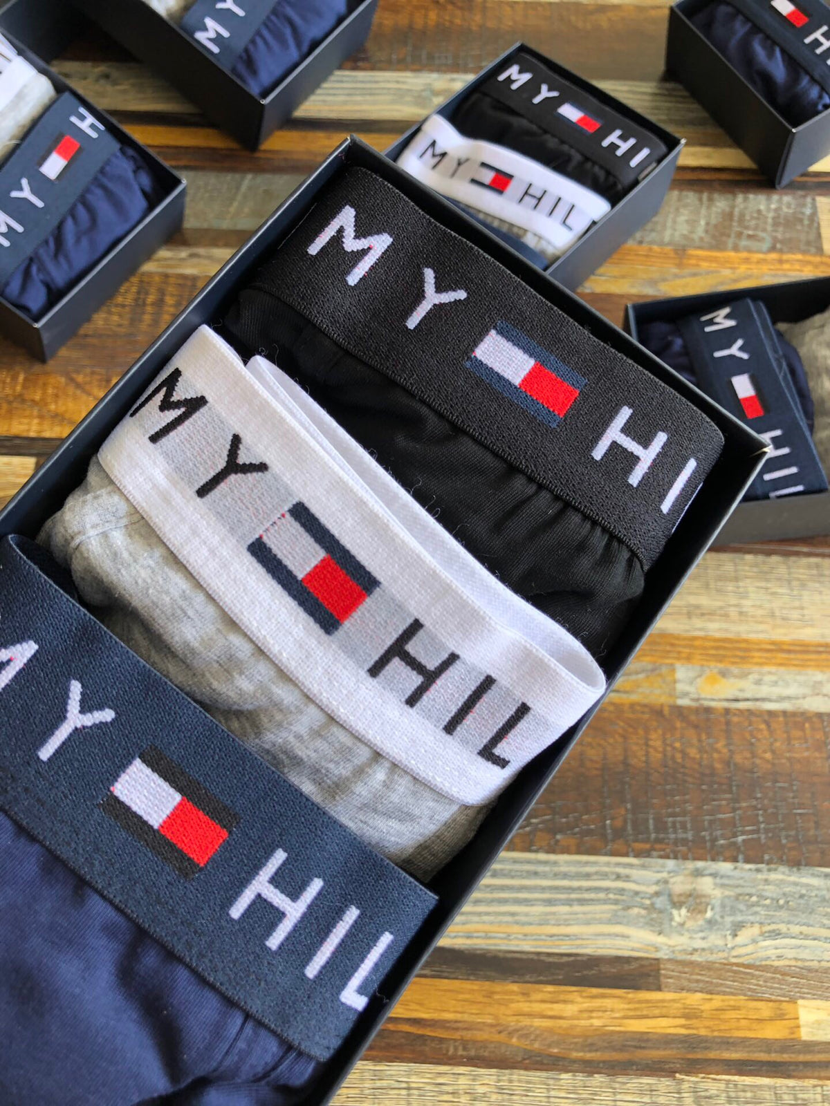 Cotton Men's Boxer Briefs - 3-Piece Box