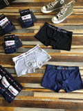 Cotton Men's Boxer Briefs - 3-Piece Box