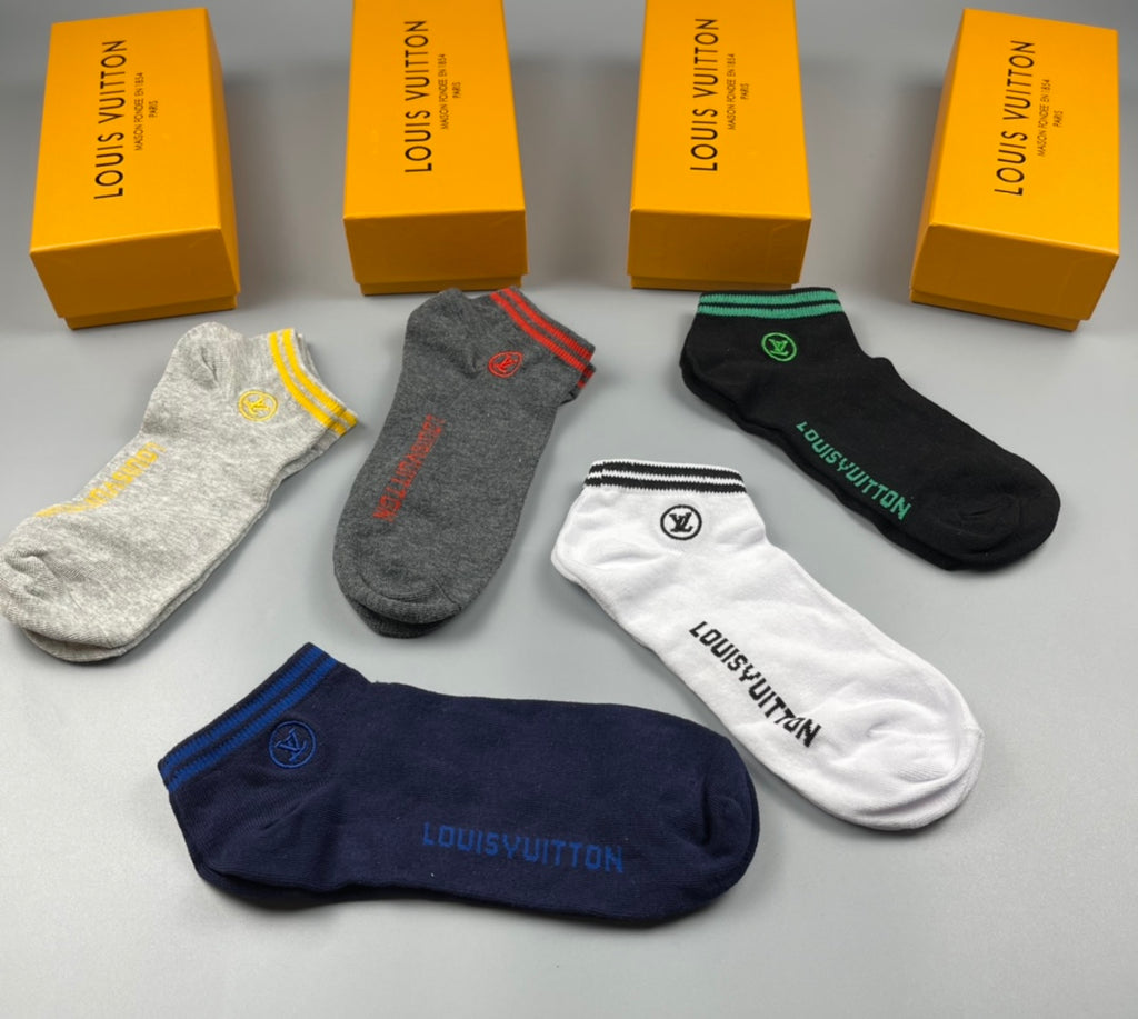 Louis Vuitton Cotton Socks - 5-Pair Pack
