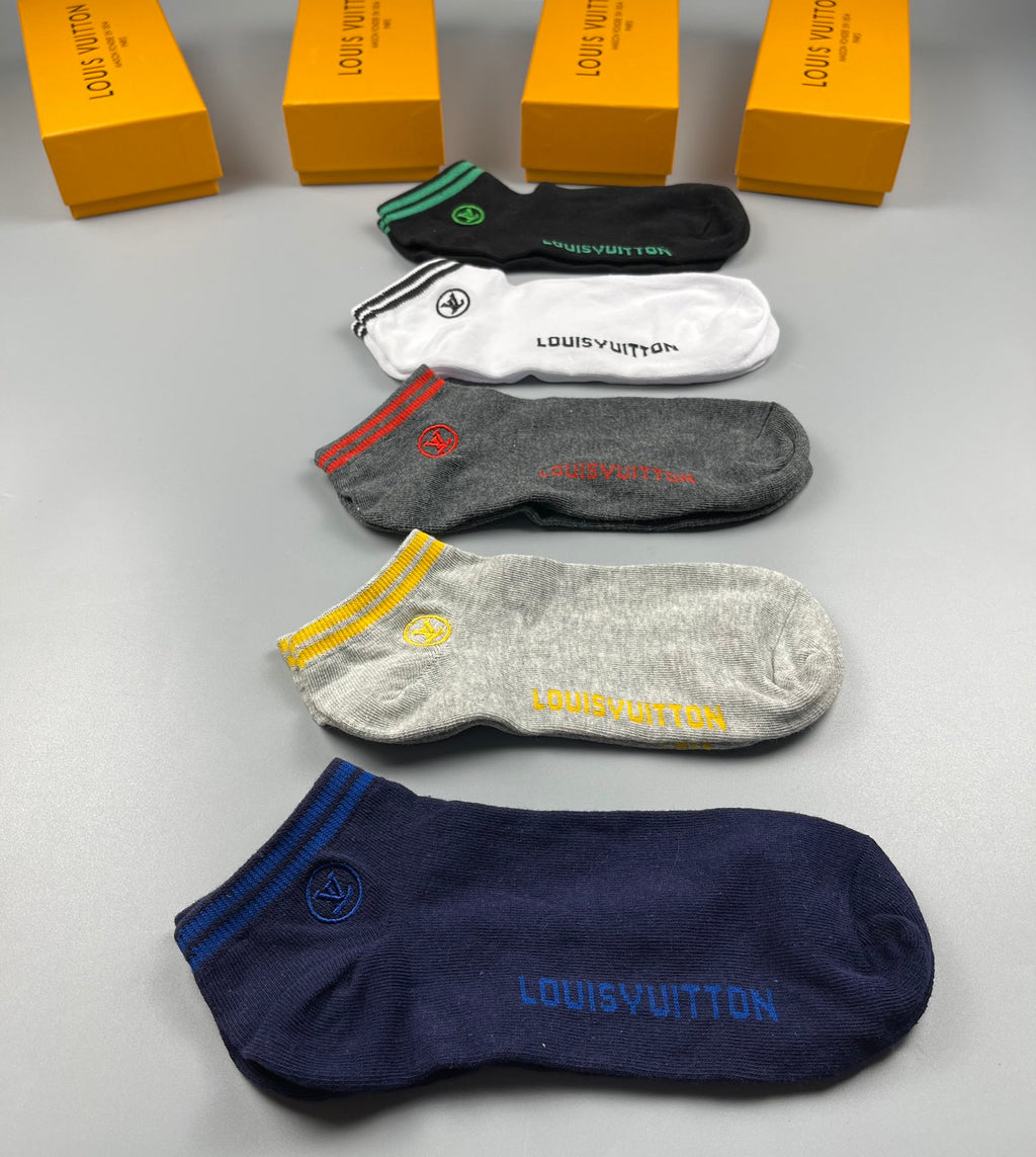 Louis Vuitton Cotton Socks - 5-Pair Pack