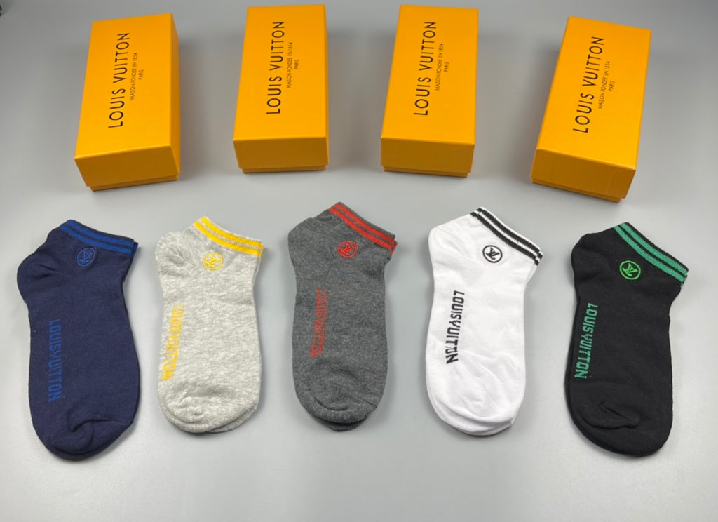 Louis Vuitton Cotton Socks - 5-Pair Pack