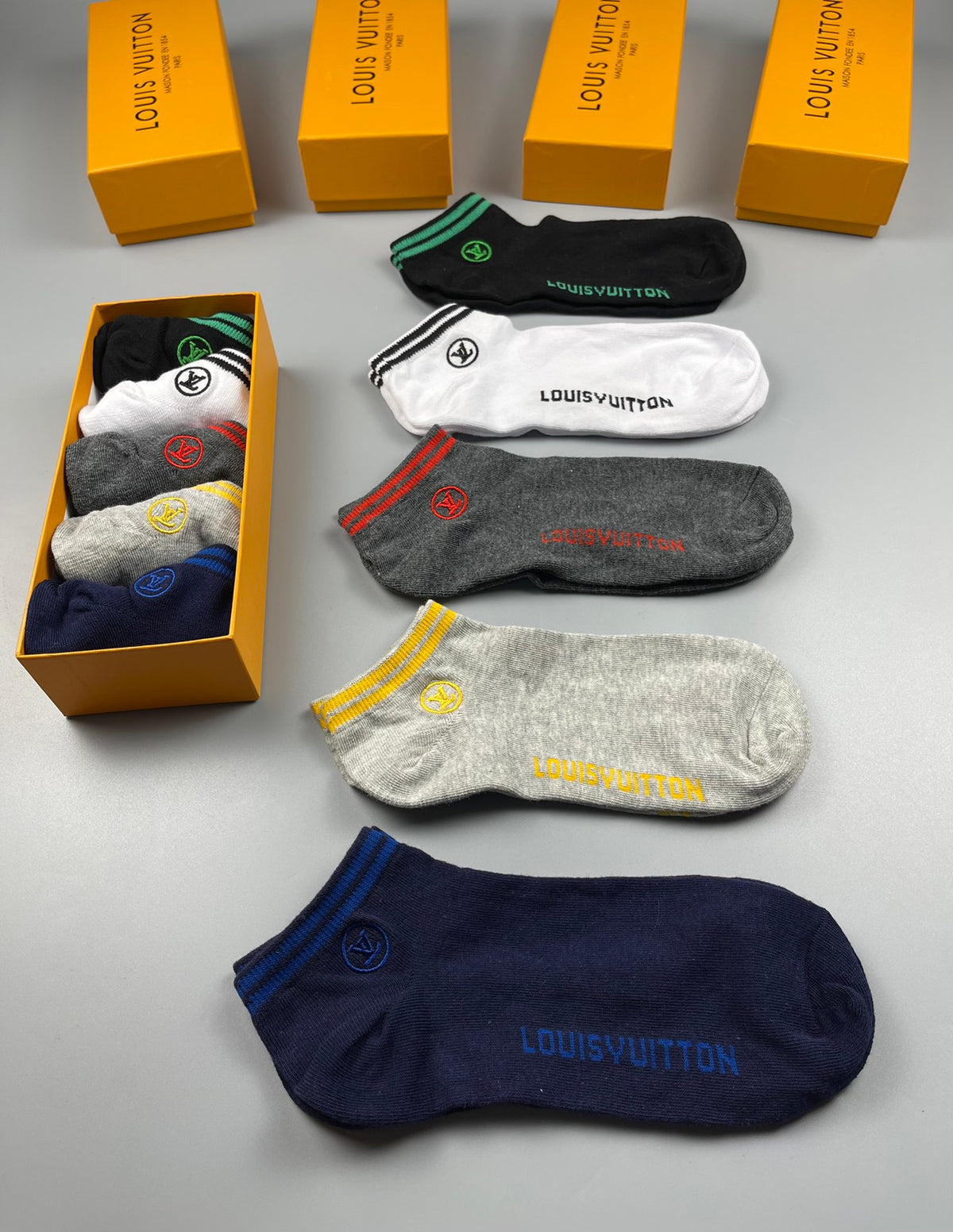 Louis Vuitton Cotton Socks - 5-Pair Pack