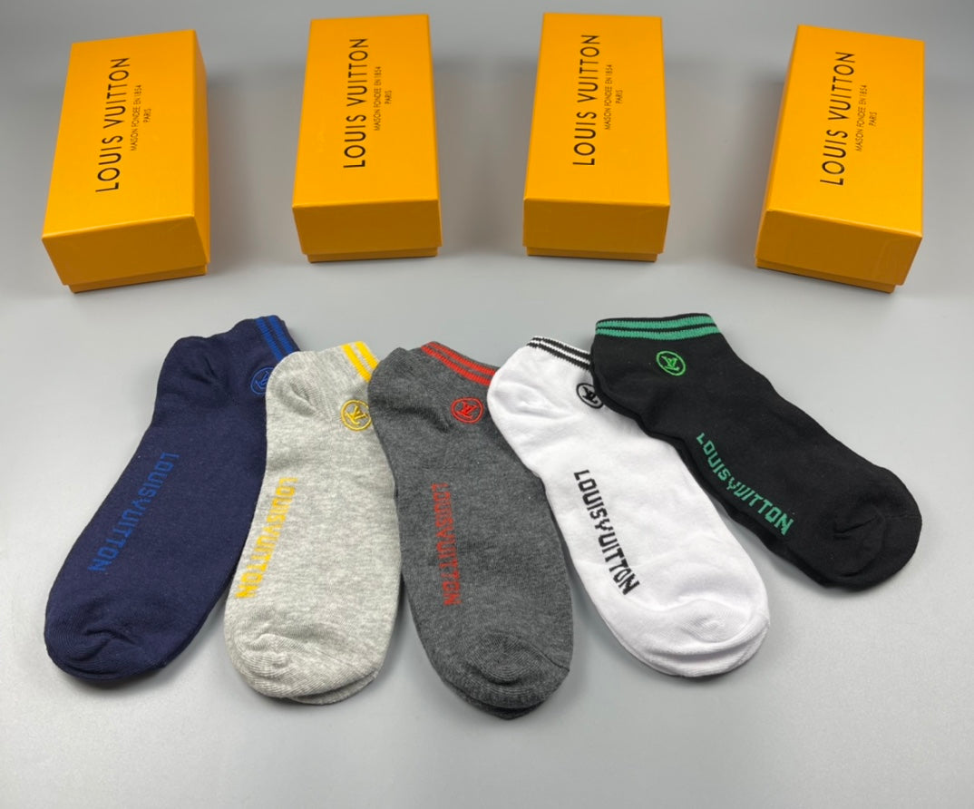 Louis Vuitton Cotton Socks - 5-Pair Pack