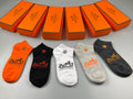 Hermes Equestrian-Style Graphics Ankle Socks - 5-Pair Set