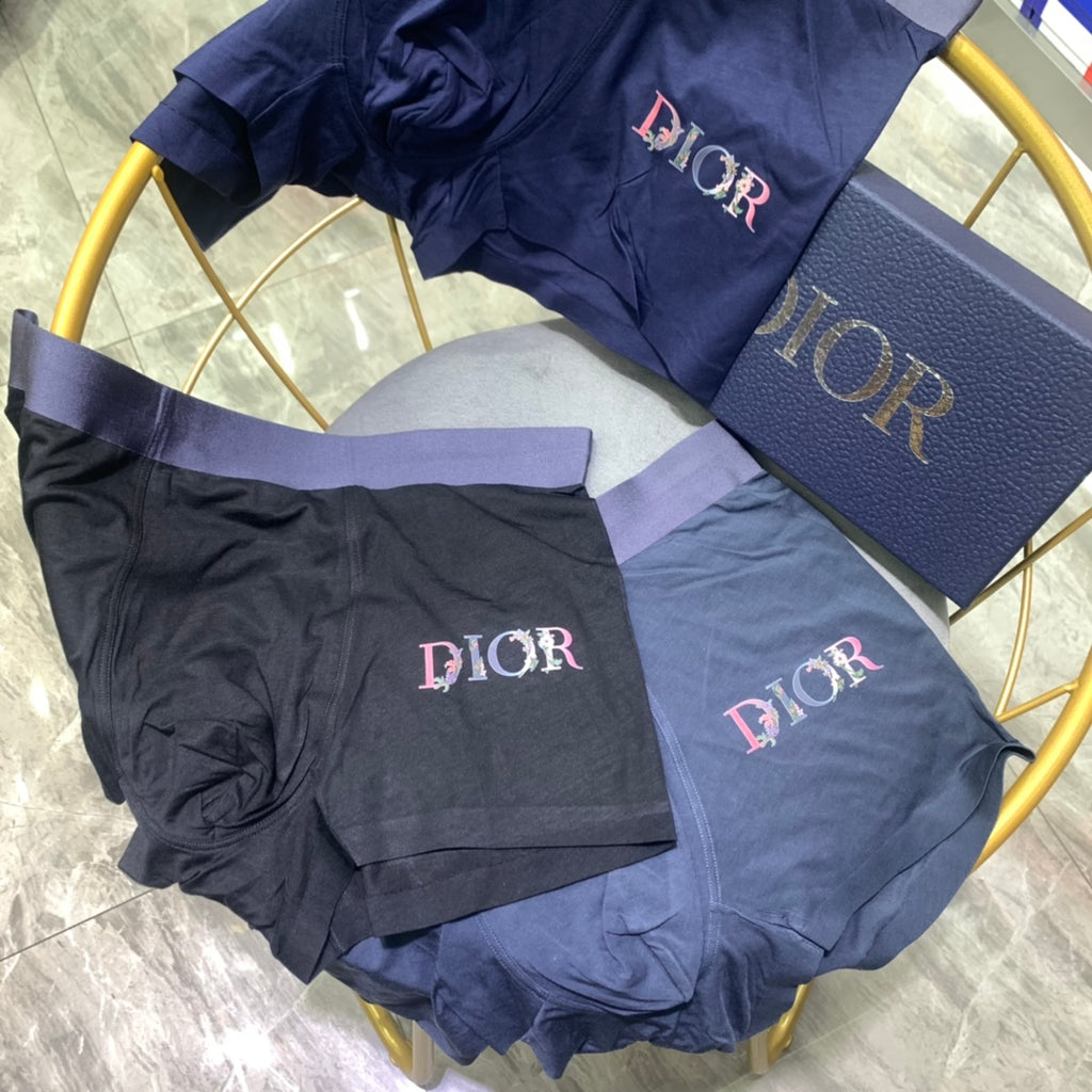 Dior Modal Men's Boxer Briefs - 3-Piece Box