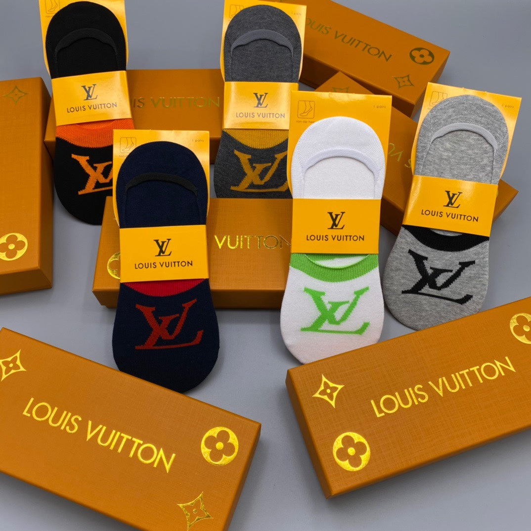 Louis Vuitton Short Socks - 5-Pair Pack