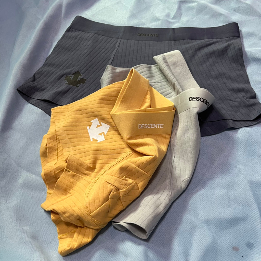 Cotton Men's Boxer Briefs - 3-Piece Box