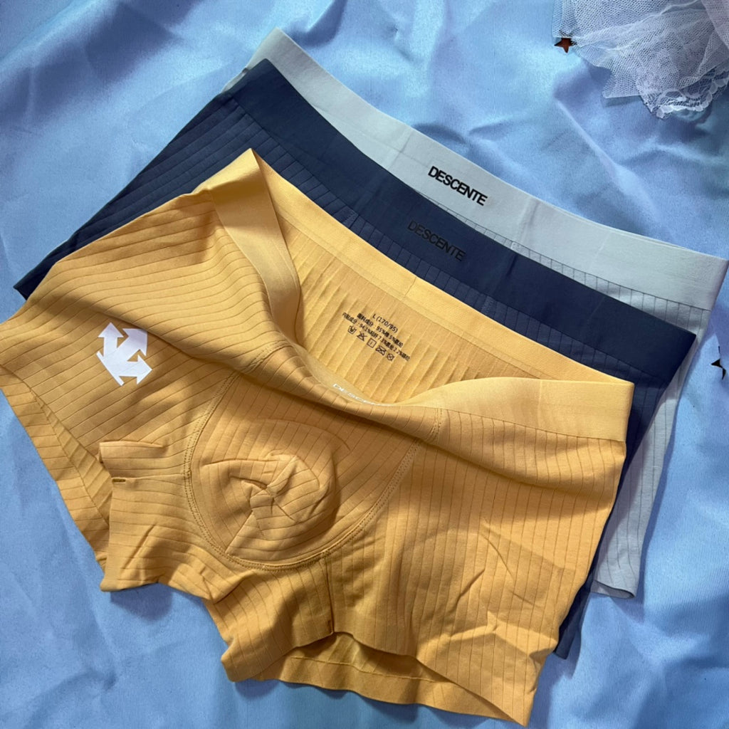 Cotton Men's Boxer Briefs - 3-Piece Box