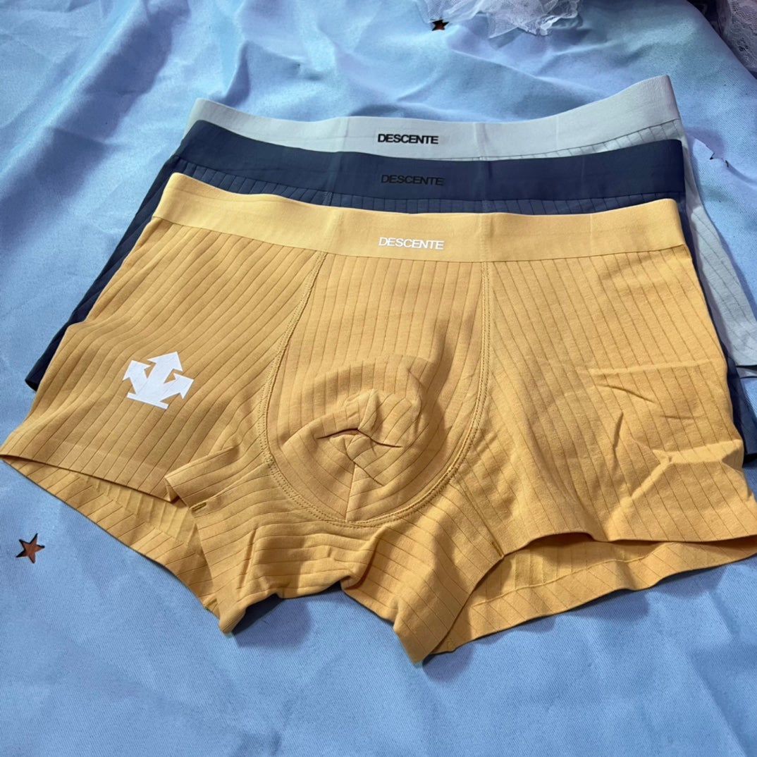 Cotton Men's Boxer Briefs - 3-Piece Box