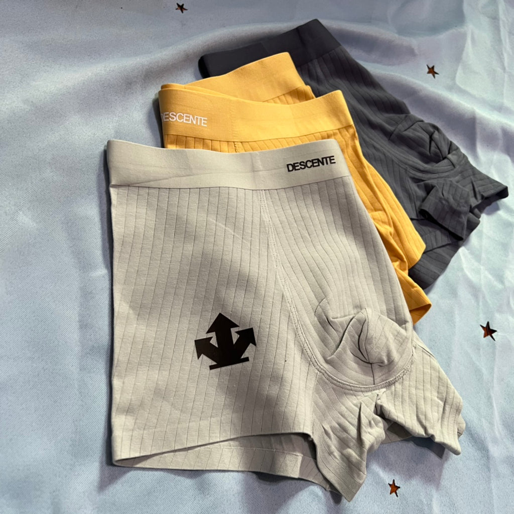 Cotton Men's Boxer Briefs - 3-Piece Box