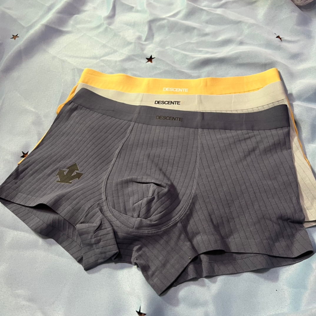 Cotton Men's Boxer Briefs - 3-Piece Box