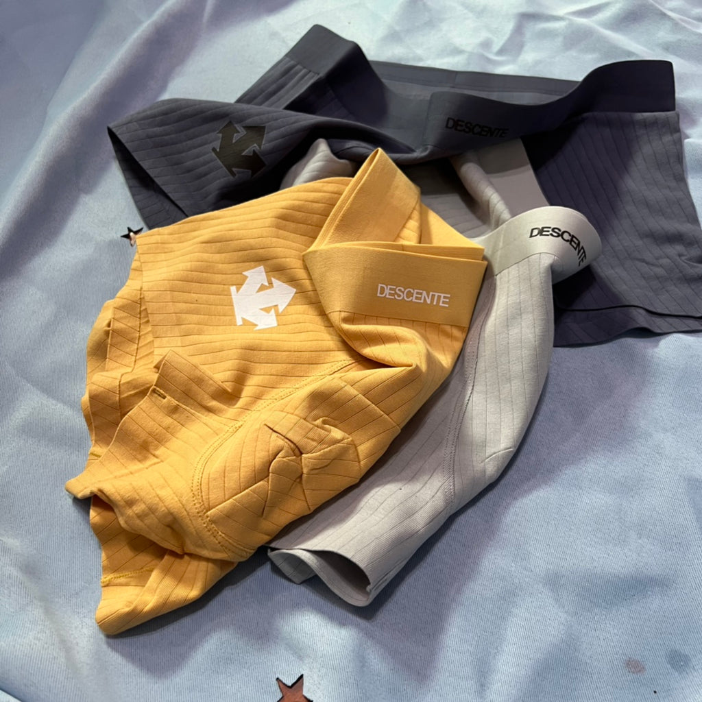 Cotton Men's Boxer Briefs - 3-Piece Box
