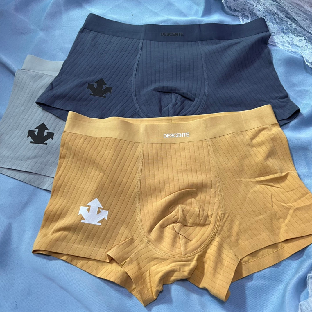 Cotton Men's Boxer Briefs - 3-Piece Box
