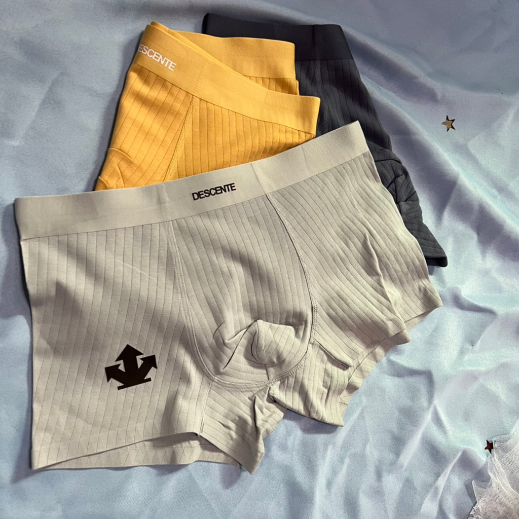 Cotton Men's Boxer Briefs - 3-Piece Box