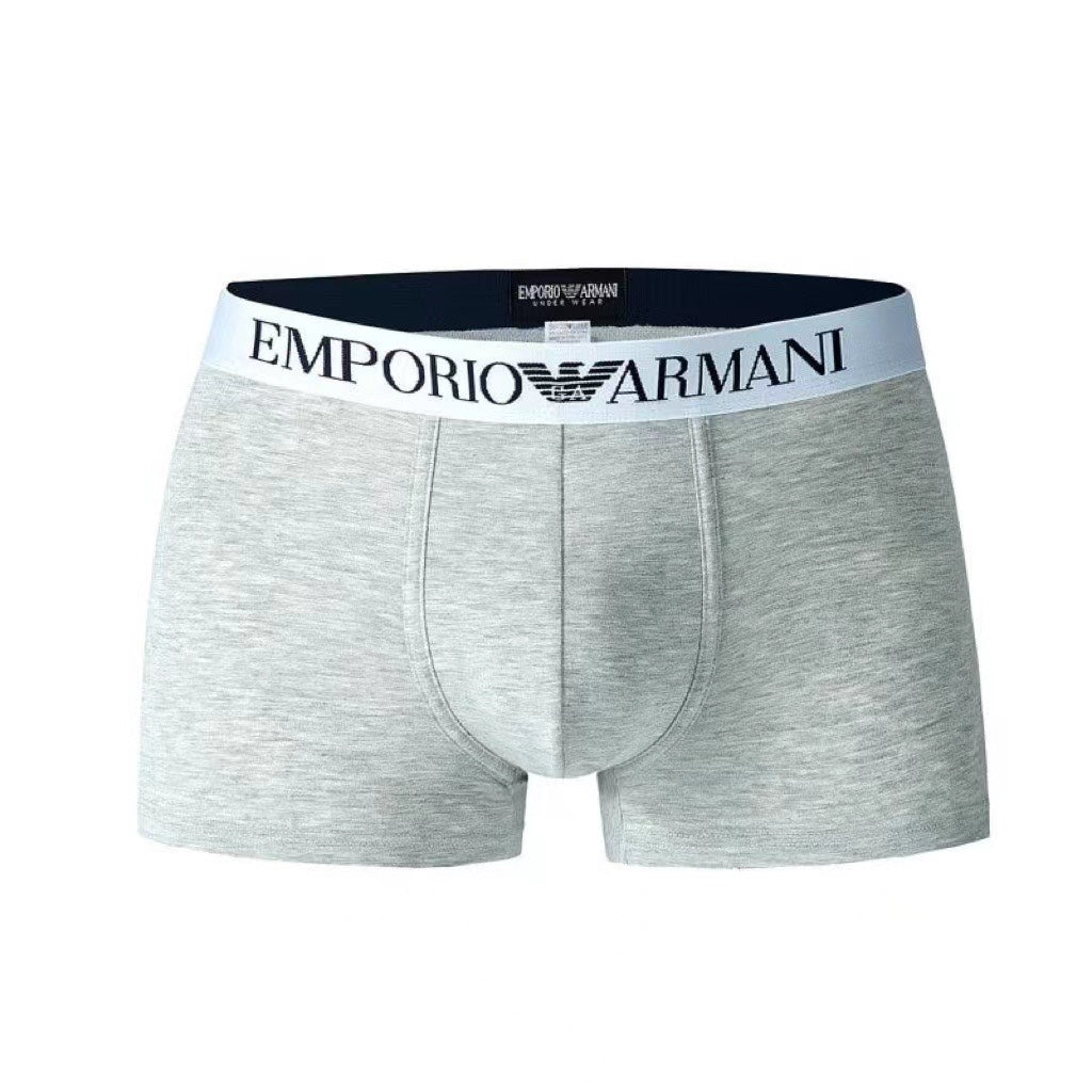Armani Modal Clean Logo Waistbands Men's Boxer Briefs - 3-Piece Box