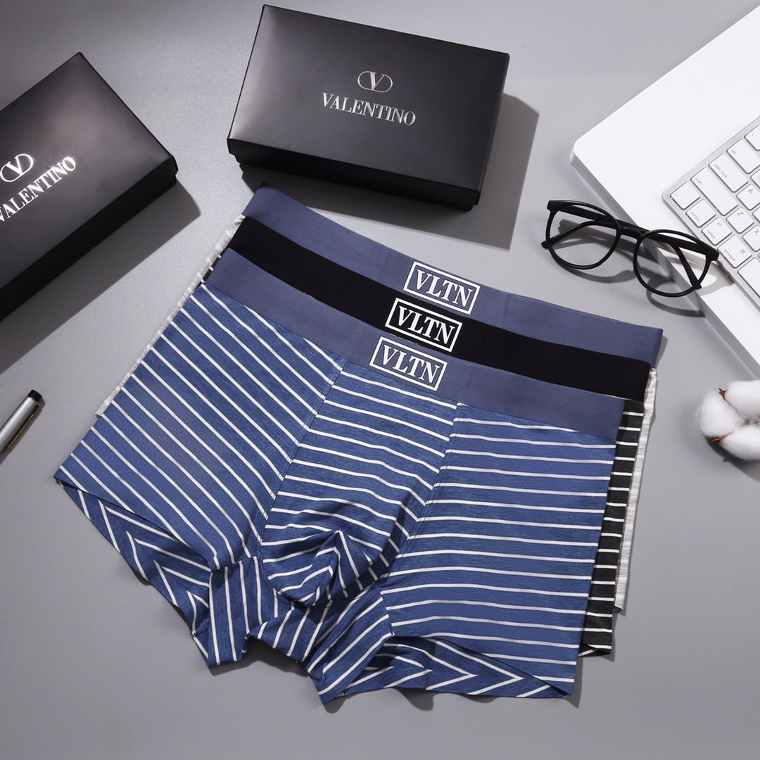 Valentino Modal Men's Boxer Briefs - 3-Piece Box