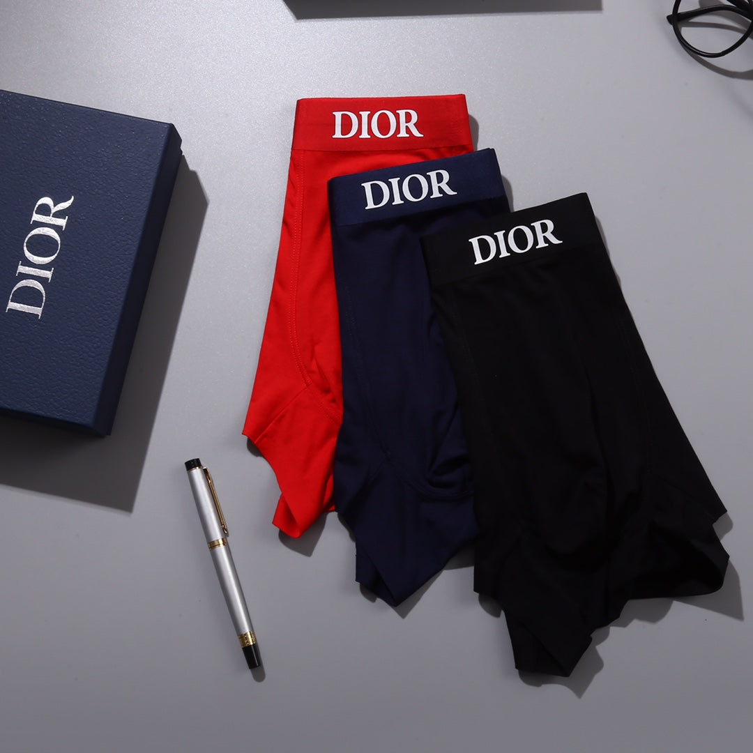 Dior Modal Men's Boxer Briefs - 3-Piece Box