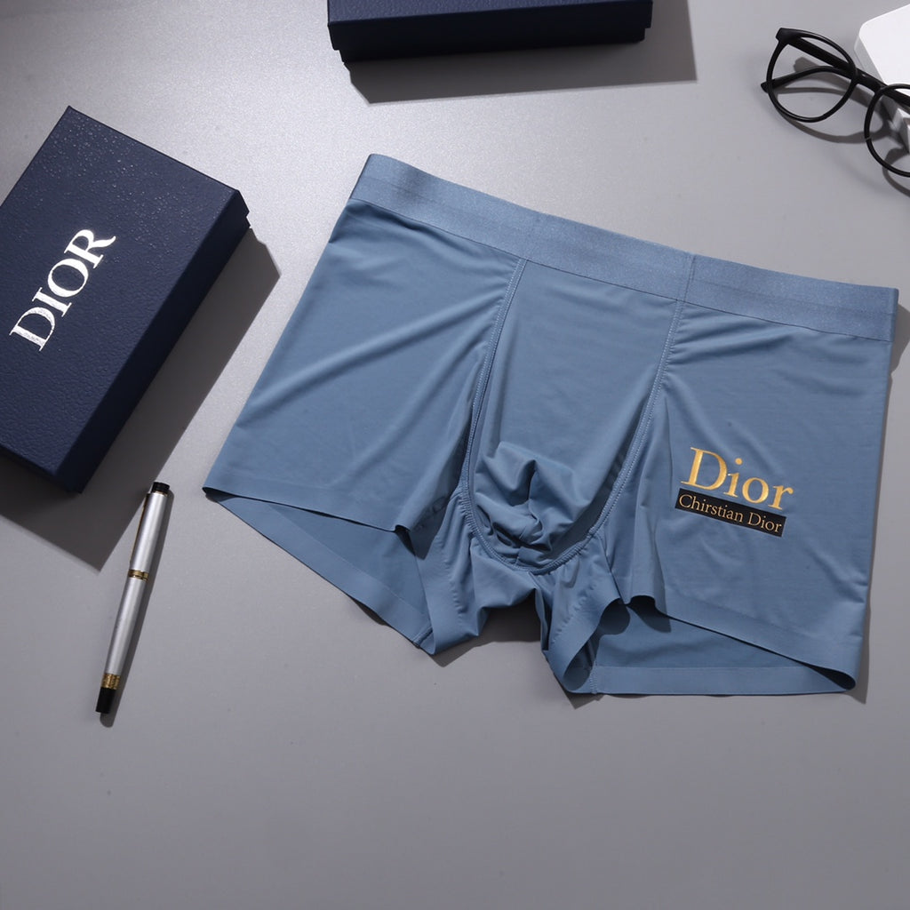 Dior Nylon Blend Men's Boxer Briefs - 3-Piece Box